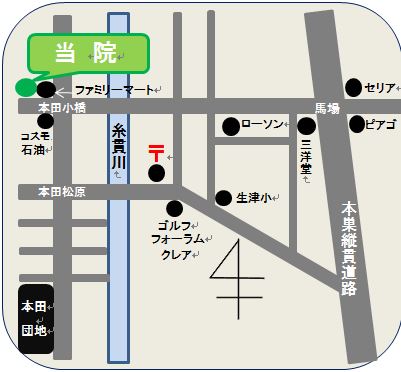 チラシ用地図