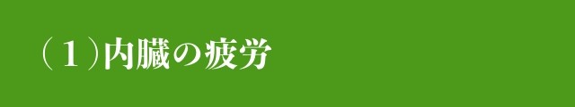 内臓の疲労