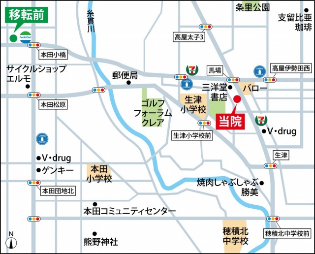 チラシ用地図