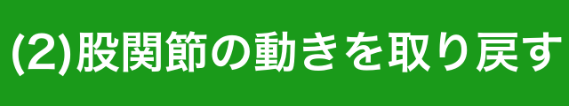 （２）股関節の動きを取り戻す