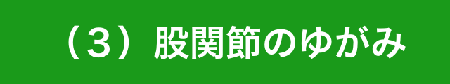 股関節のゆがみ